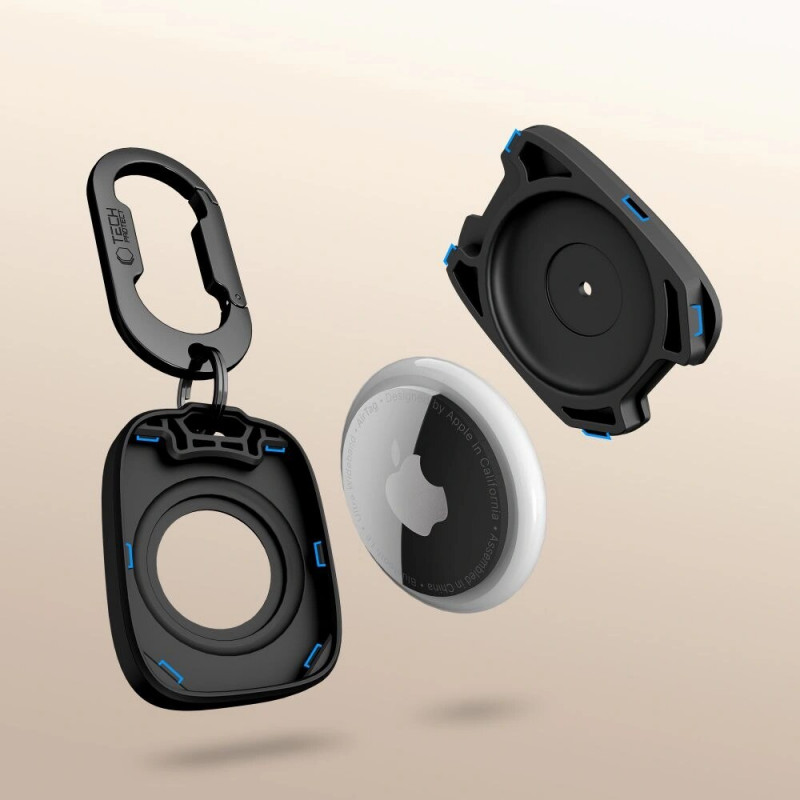 Tech-Protect Velar dėklas Apple AirTag 1 / 2, juodas