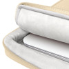 Tech-Protect Basic Bag nešiojamojo kompiuterio rankinė 15-16", Desert Beige