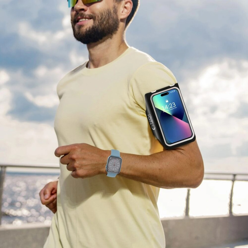 Tech-Protect M5 universalus sportinis apyrankė, juodas