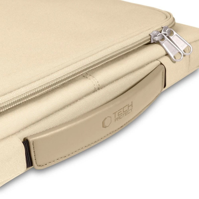 Tech-Protect Basic Bag nešiojamojo kompiuterio krepšys 13-14" Desert Beige