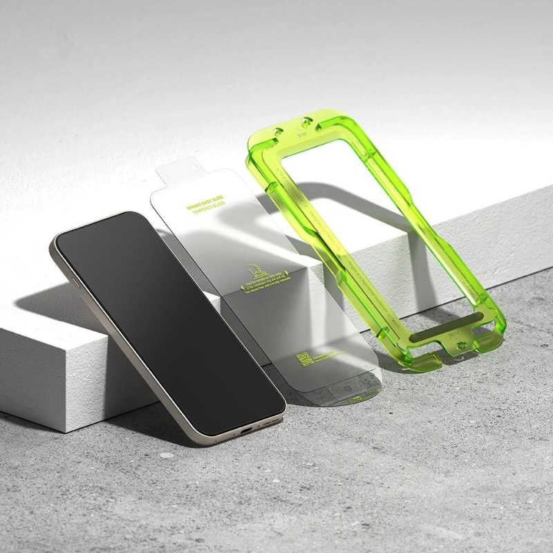 Ringke Easy Slide grūdintas stiklas OnePlus 15 (2 vnt.), permatomas