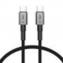 Tech-Protect Ultraboost DNA USB-C / USB-C kabelis PD100W/5A 50 cm, Iron Grey