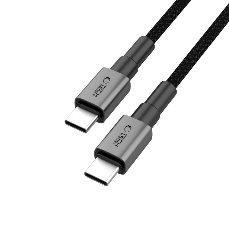 Tech-Protect Ultraboost DNA USB-C / USB-C kabelis PD100W/5A 300 cm, Iron Grey