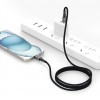 Tech-Protect Ultraboost DNA USB-C / USB-C kabelis PD100W/5A 300 cm, Iron Grey