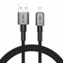Tech-Protect Ultraboost DNA USB-A / Lightning kabelis 15W/2.4A 100 cm, Iron Grey