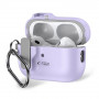 Tech-Protect Slim Hook dėklas su karabinu Apple AirPods Pro 1 / 2, levandų spalvos