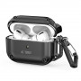 Tech-Protect Rough Hook dėklas su karabinu Apple AirPods Pro 1 / 2, juodas