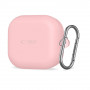 Tech-Protect Silicone Hook dėklas Samsung Galaxy Buds 4 / 4 Pro ausinukams, Dusty Pink