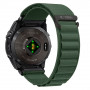 Tech-Protect Nylon Pro laikrodžio dirželis, skirtas Garmin Fenix 5X / 5X Plus / 6X / 6X Pro / 7X / 8 / 8 Pro / 9 / 9 Pro (47 mm), military green