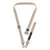 Tech-Protect C6S Rope Crossbody 2-in-1 telefono pakabukas, Cosmic Latte (smėlinis)