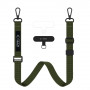 Tech-Protect C6S Rope Crossbody 2-in-1 telefono pakabukas, Cargo Khaki (alyvuogių)