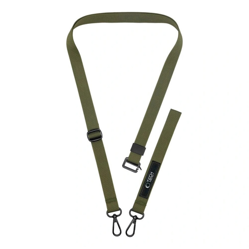Tech-Protect C6S Rope Crossbody 2-in-1 telefono pakabukas, Cargo Khaki (alyvuogių)