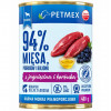 Petmex šunų maistas su ėriena ir mėlynėmis šuniukams, 400 g