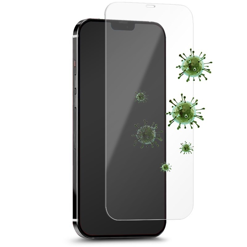 PURO antibakterinis grūdintas ekrano stiklas, skirtas Apple iPhone 12 Pro Max