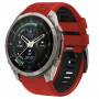 Tech-Protect Iconband Pro THP6050 laikrodžio apyrankė, skirta Garmin Fenix 5X / 5X Plus / 6X / 6X Pro / 7X / 8 / 8 Pro / 9 / 9 Pro (47 mm), raudona / juoda