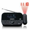 Lenco CR-615BK radijo žadintuvas su laiko projekcija, DAB+/FM, juodas