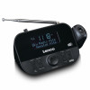 Lenco CR-615BK radijo žadintuvas su laiko projekcija, DAB+/FM, juodas