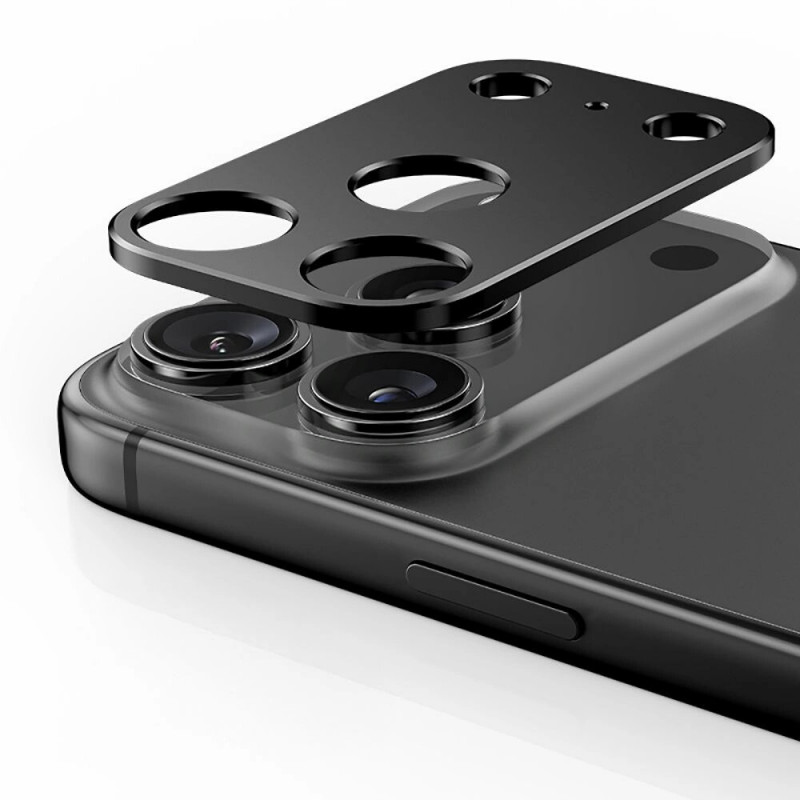 Tech-Protect Camalloy Fit+ Apple iPhone 17 Pro Max juodas fotoaparato modulio dangtelis