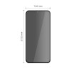 Tech-Protect Glass SPY+ privatumo grūdintas stiklas skirtas Samsung Galaxy A27 5G (2 vnt.)