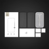 Tech-Protect Quick Set+ grūdintas stiklas, skirta Apple iPhone 16 Pro, juodas (2 vnt.)