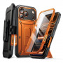 Supcase Unicorn Beetle Pro dėklas, skirtas Apple iPhone 17 Pro Max, koralų spalvos