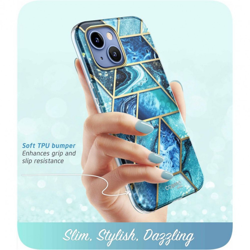 Supcase Cosmo dėklas Apple iPhone 14 Plus / 15 Plus, Ocean Blue