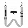 Tech-Protect C6S Rope Crossbody Crayon Grey telefono pakabukų rinkinys
