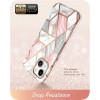 Supcase Cosmo dėklas Apple iPhone 14 Plus / 15 Plus, Pink Marble
