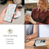 Tech-Protect Wallet dėklas su pinigine, skirtas Samsung Galaxy A57 5G, Spring Flowers