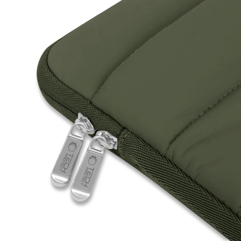 Tech-Protect Fluffy nešiojamojo kompiuterio dėklas 13-14" Tech-Protect, Army Green