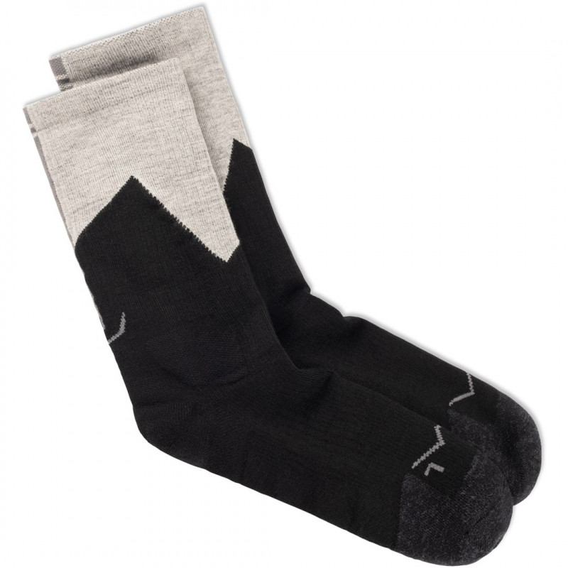 Buff Merino MW Crew MWC1 juodos spalvos kojinės, L