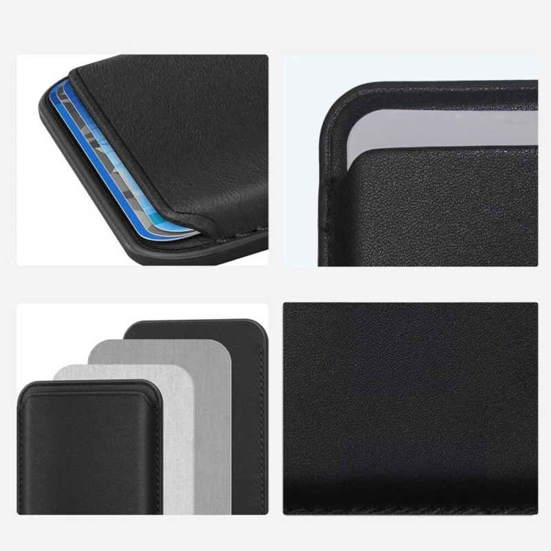 Tech-Protect MagWallet MagSafe universalus magnetinis kortelių ar dokumentų laikiklis, juodas