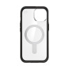 Speck Presidio Perfect-Clear ClickLock & MagSafe SPK526 dėklas, skirtas Apple iPhone 15 / 14 / 13, Clear / Frosted Black / Slate Grey