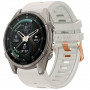 Tech-Protect Silicone laikrodžio dirželis, skirtas Garmin Fenix 5s / 5s Plus / 6s / 6s Pro / 7s / 8 / 9 / 9 Pro 43 mm, Fog Grey