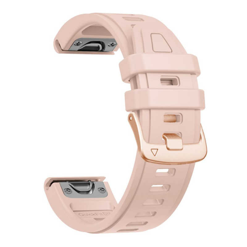 Tech-Protect Silicone Tech-Protect laikrodžio apyrankė, skirta Garmin Fenix 5s / 5s Plus / 6s / 6s Pro / 7s / 8 / 9 / 9 Pro 43 mm, Powder Pink