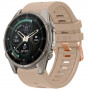 Tech-Protect Silicone Tech-Protect laikrodžio dirželis, skirtas Garmin Fenix 5s / 5s Plus / 6s / 6s Pro / 7s / 8 / 9 / 9 Pro 43 mm, Walnut