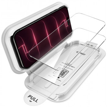 Tech-Protect OneTouch Set+ rūdytas stiklas, skaidrus, skirta Apple iPhone 17 Pro / 18 Pro, 2 vnt.