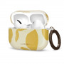 Tech-Protect Lamano dėklas Apple AirPods Pro 3 su karabinu, Lemon Haze (geltonas ir baltas)