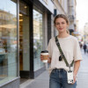 Tech-Protect C9S Rope Crossbody telefono juosta, nailonas, 91–140 cm, Army Green
