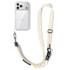 Tech-Protect C9S Rope Crossbody telefono diržas, nailoninis, 91–140 cm, Desert Beige