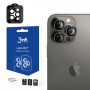 3MK Lens Protection Pro Apple iPhone 13 Pro / 13 Pro Max fotoaparato objektyvo apsauginė plokštelė, graphite grey