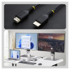 StarTech.com HDMI21-CBL-SLIM-1M Ultra High Speed HDMI 2.1 kabelis, 1 m, juodas