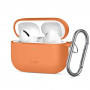 Tech-Protect Silicone Hook silikoninis dėklas Apple AirPods Pro 3, Cosmic Orange