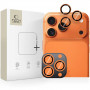 Tech-Protect Camring Fit+ fotoaparato objektyvo apsaugos Apple iPhone 14 Pro / 14 Pro Max / 15 Pro / 15 Pro Max / 16 Pro / 16 Pro Max / 17 Pro / 17 Pro Max, Cosmic Orange