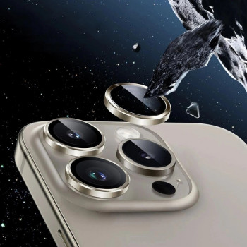 Tech-Protect Camring Fit+ fotoaparato objektyvo apsaugos Apple iPhone 14 Pro / 14 Pro Max / 15 Pro / 15 Pro Max / 16 Pro / 16 Pro Max / 17 Pro / 17 Pro Max, Cosmic Orange
