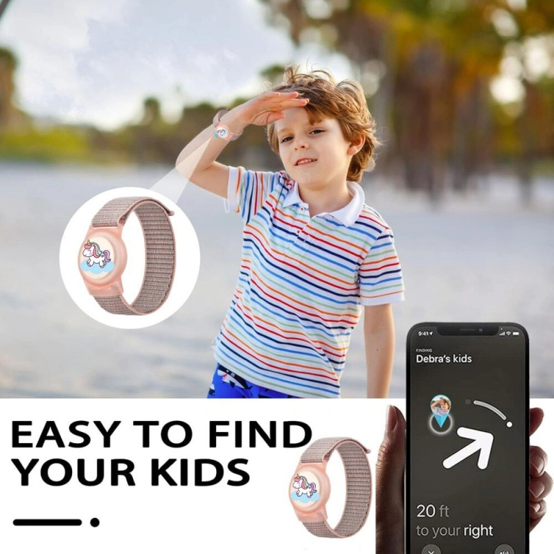 Tech-Protect Nylon For Kids, Magic Pony dirželis Apple AirTag 1 / 2
