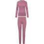 Viking Gasher Lady Set Merino moteriški apatiniai, rožiniai, M