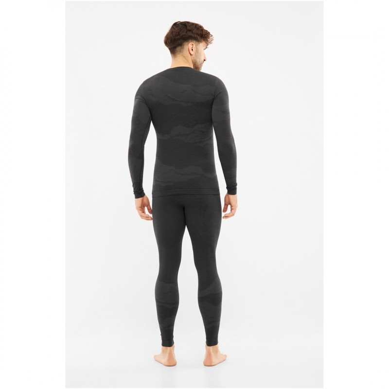 Viking Gasher Man Set Merino vyriškas apatinis trikotažas, juodas, XL
