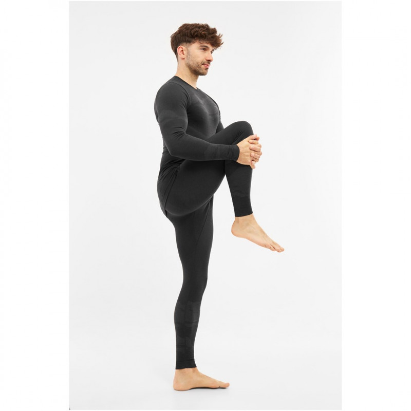 Viking Gasher Man Set Merino vyriškas apatinis trikotažas, juodas, XL