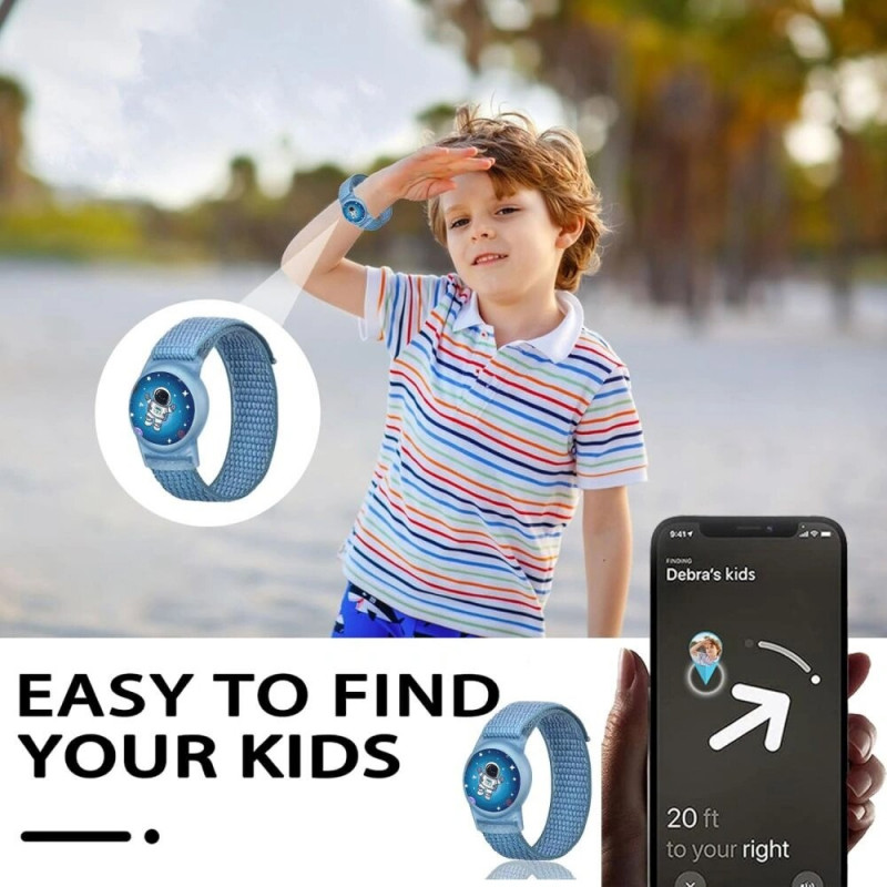 Tech-Protect Nylon For Kids apyrankė Apple AirTag 1 / 2, Astronaut